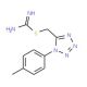 [1-(4-Methylphenyl)-1H-tetrazol-5-yl]methyl-imidothiocarbamate - chemical structure image