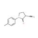 1-(4-Methylphenyl)-2-oxo-3-pyrrolidinecarbonitrile - chemical structure image