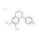 1-(4-Methylphenyl)-6,7-dimethoxy-1,2,3,4-tetrahydroisoquinoline hydrochloride (CAS 96315-82-1) - chemical structure image