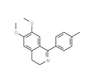 1-(4-Methylphenyl)-6,7-dimethoxy-3,4-dihydroisoquinoline (CAS 583871-31-2) - chemical structure image