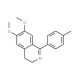 1-(4-Methylphenyl)-6,7-dimethoxy-3,4-dihydroisoquinoline (CAS 583871-31-2) - chemical structure image