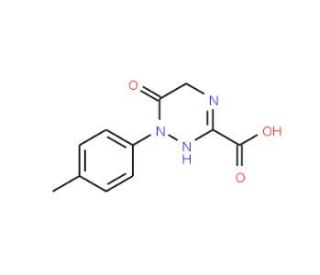 1-(4-methylphenyl)-6-oxo-1,4,5,6-tetrahydro-1,2,4-triazine-3-carboxylic acid - chemical structure image