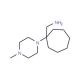 [1-(4-methylpiperazin-1-yl)cycloheptyl]methylamine - chemical structure image