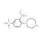 1-[4-(Methylsulfonyl)-2-nitrophenyl]-1,4-diazepane (CAS 849035-89-8) - chemical structure image