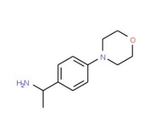 1-(4-Morpholin-4-yl-phenyl)-ethylamine (CAS 728024-36-0) - chemical structure image
