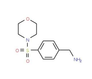 1-[4-(morpholin-4-ylsulfonyl)phenyl]methanamine (CAS 852399-79-2) - chemical structure image