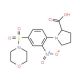 1-[4-(Morpholine-4-sulfonyl)-2-nitro-phenyl]-pyrrolidine-2-carboxylic acid - chemical structure image