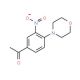 1-(4-Morpholino-3-nitrophenyl)-1-ethanone (CAS 144783-46-0) - chemical structure image