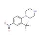 1-(4-Nitro-2-trifluoromethylphenyl)piperazine (CAS 381242-61-1) - chemical structure image