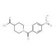 1-(4-Nitrobenzoyl)-4-piperidinecarboxylic acid (CAS 303994-58-3) - chemical structure image