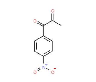 1-(4-Nitrophenyl)-1,2-propanedione (CAS 6159-25-7) - chemical structure image