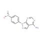 1-(4-Nitrophenyl)-1H-pyrazolo[3,4-d]pyrimidin-4-amine (CAS 65973-73-1) - chemical structure image