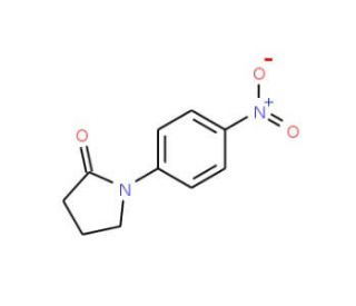 1-(4-Nitrophenyl)-2-pyrrolidinone (CAS 13691-26-4) - chemical structure image