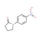 1-(4-Nitrophenyl)-2-pyrrolidinone (CAS 13691-26-4) - chemical structure image