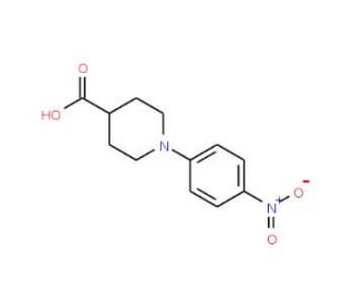 1-(4-Nitrophenyl)-4-piperidinecarboxylic acid - chemical structure image