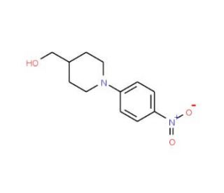[1-(4-Nitrophenyl)-4-piperidinyl]methanol - chemical structure image