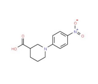 1-(4-Nitrophenyl)piperidine-3-carboxylic acid (CAS 223786-53-6) - chemical structure image