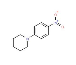 1-(4-nitrophenyl)piperidine (CAS 6574-15-8) - chemical structure image