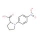 1-(4-Nitrophenyl)pyrrolidine-2-carboxylic acid - chemical structure image