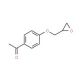 1-[4-(oxiran-2-ylmethoxy)phenyl]ethanone - chemical structure image