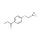 1-[4-(oxiran-2-ylmethoxy)phenyl]propan-1-one - chemical structure image