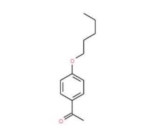 1-[4-(pentyloxy)phenyl]ethanone (CAS 5467-56-1) - chemical structure image