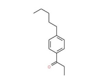 1-(4-pentylphenyl)propan-1-one (CAS 17713-58-5) - chemical structure image