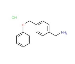 1-[4-(phenoxymethyl)phenyl]methanamine hydrochloride - chemical structure image