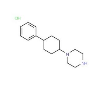 1-(4-Phenyl-cyclohexyl)-piperazine hydrochloride - chemical structure image