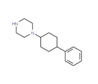 1-(4-Phenyl-cyclohexyl)-piperazine - chemical structure image