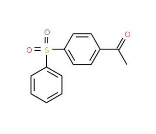 1-[4-(phenylsulphonyl)phenyl]ethan-1-one (CAS 65085-83-8) - chemical structure image