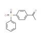 1-[4-(phenylsulphonyl)phenyl]ethan-1-one (CAS 65085-83-8) - chemical structure image