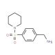 1-[4-(piperidin-1-ylsulfonyl)phenyl]methanamine - chemical structure image