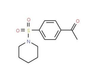1-[4-(Piperidine-1-sulfonyl)-phenyl]-ethanone (CAS 58722-34-2) - chemical structure image