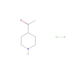 1-(4-Piperidinyl)ethanone Hydrochloride (CAS 89895-06-7) - chemical structure image