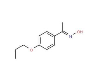 1-(4-Propoxyphenyl)-1-ethanone oxime - chemical structure image
