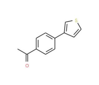 1-(4-Thiophen-3-yl-phenyl)-ethanone (CAS 172035-84-6) - chemical structure image