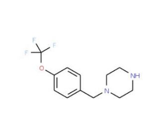 1-[4-(Trifluoromethoxy)benzyl]piperazine (CAS 340759-27-5) - chemical structure image
