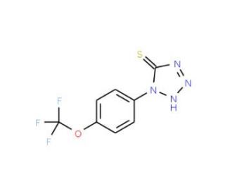 1-[4-(trifluoromethoxy)phenyl]-1H-tetrazole-5-thiol - chemical structure image