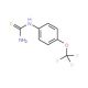 1-[4-(Trifluoromethoxy)phenyl]-2-thiourea (CAS 142229-74-1) - chemical structure image