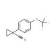 1-(4-(trifluoromethoxy)phenyl)cyclopropanecarbonitrile (CAS 173859-39-7) - chemical structure image