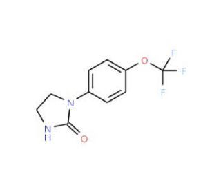 1-[4-(Trifluoromethoxy)phenyl]tetrahydro-2H-imidazol-2-one - chemical structure image