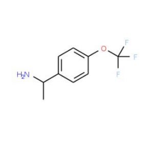 1-[4-Trifluoromethoxy)phenyl]ethylamine (CAS 123195-23-3) - chemical structure image