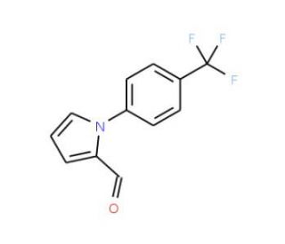 1-[4-(Trifluoromethyl)phenyl]-1H-pyrrole-2-carboxaldehyde - chemical structure image