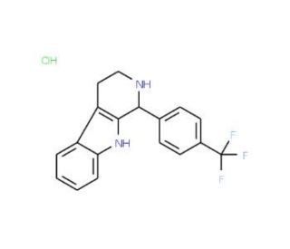 1-[4-(Trifluoromethyl)phenyl]-2,3,4,9-tetrahydro-1H-beta-carboline hydrochloride - chemical structure image