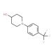 1-(4-Trifluoromethyl-phenyl)-piperidin-4-ol (CAS 681508-70-3) - chemical structure image