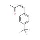 1-[4-(Trifluoromethyl)phenyl]but-1-en-3-one (CAS 80992-93-4) - chemical structure image