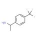 1-[4-(trifluoromethyl)phenyl]ethanamine (CAS 84499-73-0) - chemical structure image