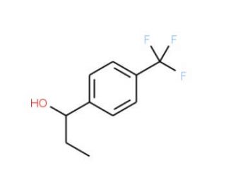 1-[4-(Trifluoromethyl)phenyl]propan-1-ol (CAS 67081-98-5) - chemical structure image