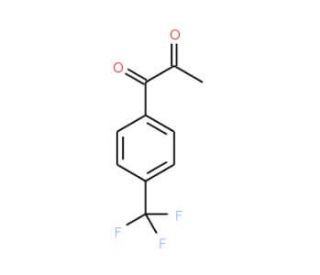 1-[4-(Trifluoromethyl)phenyl]propane-1,2-dione (CAS 10557-13-8) - chemical structure image